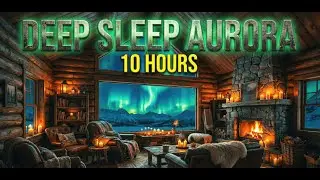 Aurora Borealis & Northern Lights: Arctic Wind Sound for Deep Sleep (10 Hours)