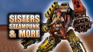 Steampunk Female Miniatures: Raging Heroes Unboxing & Build!