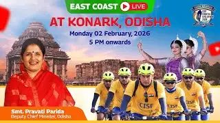 Watch Live At Konark | Vande Mataram CISF Coastal Cyclothon 2026