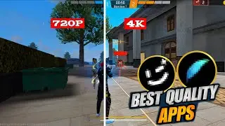 How to increase free fire video quality 🤯 in 2 apps I free fire 4k quality 🔥