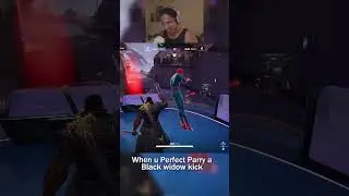 When u Perfect Parry a Black Widow Kick.. #marvel #marvelrivals #blade