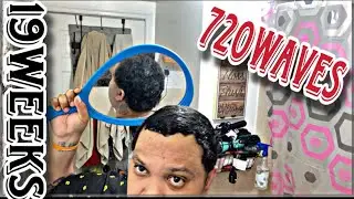 ROAD TO 720 WAVES! WEEK 19 BRUSHING!!!STARTED/TIPS#360waves#720waves#540waves