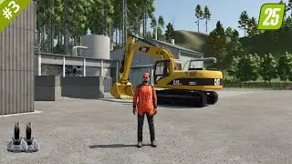 FS25 Ep.3 &ndash; Massive Logging & Lime Factory Build | Pelican Lake Forestry Saga | Farming Simulator 25