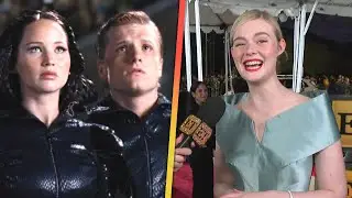Elle Fanning REACTS to Jennifer Lawrence and Josh Hutcherson's Hunger Games Return!