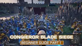 Conqueror Blade Siege Battle Gameplay 2025 | Epic PvP War (EP1)