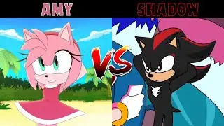 Zero Two Dance Meme (Darling ohayo) AMY VS SHADOW