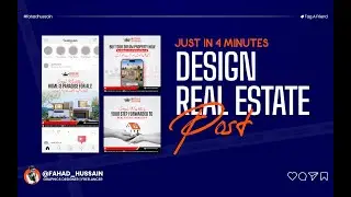 Social Media Post Design in Adobe Illustrator Tutorial | Real Estate Post