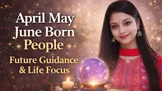 April May June Born People 🔮 Future Guidance & Life Focus | Tarot Reading | Must watch messages |