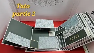 TUTO ALBUM PHOTO POPUP. PARTIE 2 .SCRAPBOOKING.
