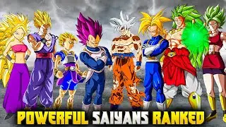 Strongest & Most Powerful Saiyans Ranked in Tamil | Savage Point