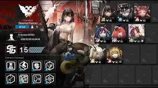 【Arknights】CC6 Day 9 Deserted Factory - Risk 15 Max (8 OPs High End)