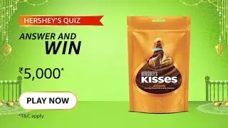 Amazon Quiz Answers | Hershey&rsquo;s Quiz | Win ₹5,000 Amazon Pay Balance | 26 October 2021 | FunZone