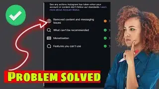 removed content and messaging issues on instagram | instagram removed content and messaging issues