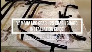 Paano mag install ng full crash guard (YAMAHA MIO GEAR 125) Shop_CrashGuard