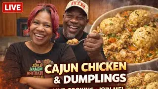 🔥 LIVE Homemade Cajun Chicken & Dumplings! Real Comfort Food 🍗😋