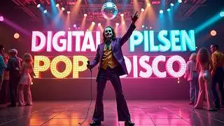Welcome to Digital Pilsen: Disco Pop Vibe Dance Experimental AI music video clip 2025