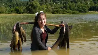 Harvesting giant fish from the pond - Picking up my little daughter from school