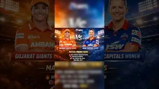 GGW vs DCW 🔥 Who Will Win? | Pitch Report | Match Prediction #shorts