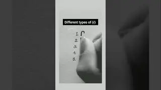 Different types of writing letter (r) Practice Writing✍️ #englishwriting #shorts #english