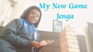 My new toy/game| Jenga |From Harry and James | 54 wooden blocks pieces and 4 dices|Nonu Video World