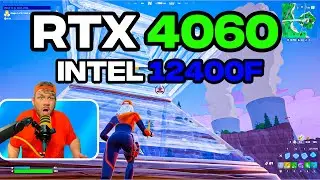 RTX 4060 + i5 12400f: Fortnite в режиме 