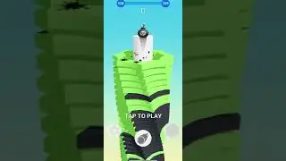Stack ball 3d play & up level 355 to 358 #shortsfeed #Stackball #update #gameking-mytv