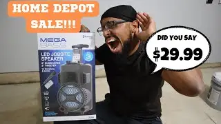 Tzumi Megabass LED Jobsite Speaker review!