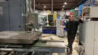 4&rdquo; SUMMIT Horizontal Boring Mill 1987 Tailstock, Built in Outriggers