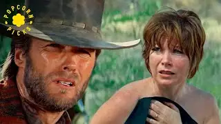 Clint Eastwood Rescues the Nun from Bandits full scene ｜ Two Mules for Sister Sara