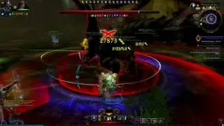 Neverwinter Gameplay Guardian Fighter against dragon boss
