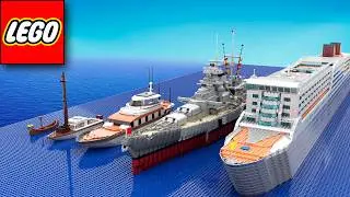 LEGO Ships Size Comparison (Realistic)