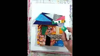 𝐞 🏠 mixed media artwork by Filipino Artist Marius Black &bull; 🎨 𝙰𝚁𝚃 𝚘𝚏 𝚝𝚑𝚎 𝙳𝙰𝚈 𝟶𝟷 🌞#art #painting #house