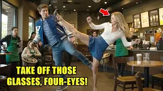Three Boys Broke the New Girl&rsquo;s Glasses in Starbucks &mdash; Then She Threw Him Through the Window