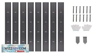 VEVOR Metal Landscape Edging 8 Packs 72 in Rust Resistant Aluminum Alloy Landscape