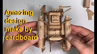 골판지로 만든 놀라운 디자인(날으는 탈것)/Amazing design made of cardboard.  (flying vehicle)