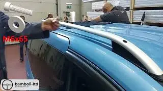 How to install Ford Courier 2014+ Roof Rail