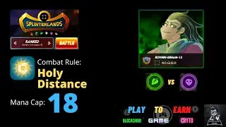 Splinterlands | Newbie Guide | Winning Cards | Ranked Battle # 5 | Play to Earn 🤑
