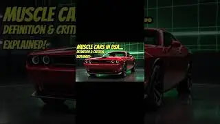How Ford, Chevrolet, & Dodge Shaped Muscle Car Culture! #usa, #shorts, #shortsfeed, #automobile