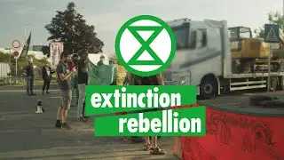 XR Blockade Baustelle #Stadtstra&szlig;e 13.8.2021