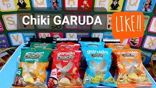 Review Jajanan || CHIKI GARUDA CRUNCHY Terbaik!!!