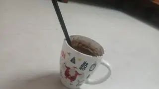 Making orea shake very yum😋