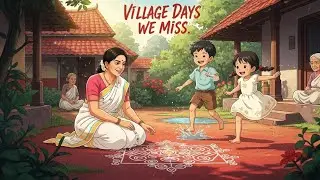 Village Days We Miss | 90s Indian Childhood Memories | Ghibli Style ASMR