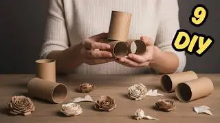 Look What I Did with Empty Paper Rolls ♻️ 9 Recycling DIY Ideas ♻️ Amazing Handmade Crafts
