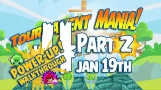 Angry Birds Friends Tournament Mania 2 Level 4 Week 192 Power Up Highscore Walkthrough