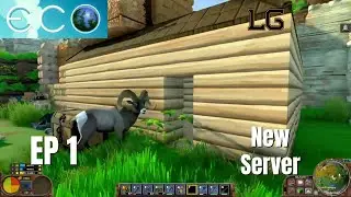 Playing Eco Multiplayer With My Viewers Ep 1 - Getting A Starter Base Set Up