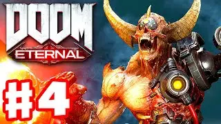 DOOM Eternal - Gameplay Walkthrough Part 4 - Doom Hunter Base! Campaign! (PC)