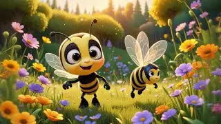 Three Baby Bees Buzz and Count + More Nursery Rhymes & Kids Songs