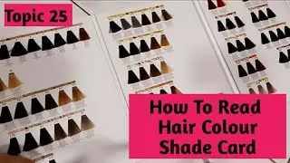 #silky #shade #card #Reading #Beautation #course (Topic 25) #Hair #colour #theory (part 11)