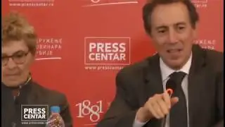 Konferencija za novinare Sirila Milera, potpredsednika Svetske banke za Evropu i centralnu Aziju