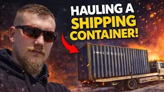 How We Moved a Shipping Container With a Tow Truck